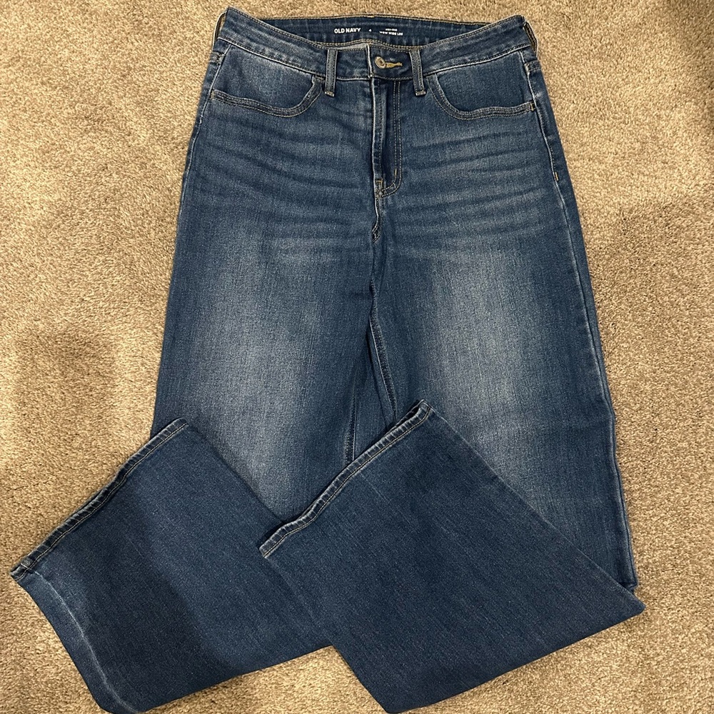 NWOT Old Navy Wow high-waisted wide leg jeans
